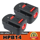 2-PACK For Black+decker 14.4V Slide Battery HPB14 Firestorm FSB14 499936-34 A14 New. Price: $29.98.