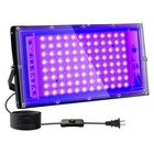 100W Black Lights, Flood With Plug And Switch,for Glow Party, Halloween... New. Price: $27.89.