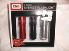 Totes 3 Pack Everest Flashlight. Powerfull 9 Led Per New. Price: $16.95.