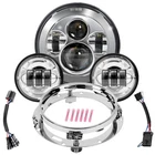 Autocare Wisamic Motorcycle Led Headlight 7 Inch, 4.5 Passing Lamps Fog Lgt New. Price: $33.00.