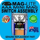 Maglite Upgrade Mini 2AAA Switch Assembly Flashlight Torch Genuine Part Au New. Price: $17.38.