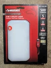 Husky Rechargeable 3-IN-1 Led 500 Lumens Utility Flash Light Power Bank 10000MAH New. Price: $19.50.
