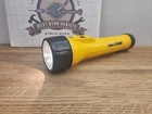 Vintage Craftsman Industrial Yellow Flashlight Heavy-duty Tool 34-93105 Used. Price: $18.99.