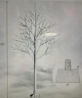 Costway Nearly Natural 6' Pre-lit Artificial White Birch Tree Led Lights New. Price: $56.10.