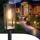Alfiot Solar Pathway Lights Outdoor, 8 Pack Bright Auto On New. Price: $44.99.