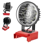9000LM Led Work Light For Milwaukee 18V M18 Battery, 80W Lumen - New. Price: $38.40.