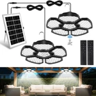 Tsuneslux Solar Shed Light Indoor Outdoor, 156LED Powered Double Head New. Price: $83.70.