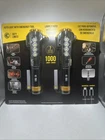 Kc Auto With Emergency Tool, 2 Pack 1000 Lumen Rechargeable Flashlight Set New. Price: $20.00.