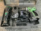 Hitachi 12V Cordless Drill DS12DVF UB12D Flashlight UC12SD Charger Batteries Used. Price: $49.99.