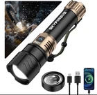 New Skyfire Flashlight Rechargeable, Zoom, Waterproof Model Sf 1097J-8, Strong. Price: $50.00.