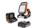 Ridgid 18V Cordless Flood Light Kit With 2.0 Ah Battery And Charger New. Price: $89.00.