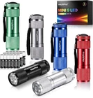 Wdtpro Led Mini Flashlights, 6 Pack, Silver, Blue, Gray, Black, Green, Red New. Price: $20.98.