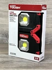 Hyper Tough 400-LUMEN 2-PK Led Work Lights 180 Foldable Handle Battery Operated New. Price: $14.99.