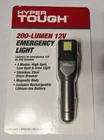 Hyper Tough 200-LUMEN 12V Rechargeable Emergency Flashlight Car Charger New. Price: $16.99.