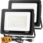 120W Led Flood Light Outdoor With 6FT Plug, 14400LM Brighter Exterior Securit... New. Price: $45.89.