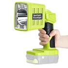 Xidesyzyct 1600LM Flashlight For Ryobi One 18V Li-ion Ni-cad Ni-mh Battery New. Price: $66.52.