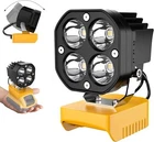Azocek Led Work For Dewalt 20V Battery, 40W 6000LM Flashlight, Flood New. Price: $30.70.