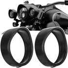 Motorcycle Lights Ring Kit 7" Round Headlight Visor Trim / 4.5" Fog Ligh... New. Price: $53.14.