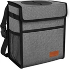 Femuar Grey Car Trash Can Leakproof Bag-waterproof Lid Suv Headrest Pocket New. Price: $20.86.