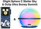 Olight Sphere Stellar Sky & Oclip Ultra Snowy Summit Clip-on Flashlights New. Price: $61.18.