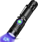 Uv Flashlight Usb Rechargeable 365NM Mini, Woods Lamp Por New. Price: $21.23.