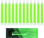 Green Glow - Bright 6" Snap Sticks With 12 Hour Duration (24 Pack) New. Price: $19.99.