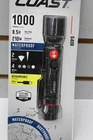Coast G40R 1000 Lumens 8.5H 210M Waterproof Rechargeable Flashlight New. Price: $27.00.