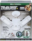 Bell & Howell Triburst Multi-directional Led Light: 2000 Lumens , 72 Bulbs New. Price: $13.75.