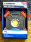 New Jobsmart 1500 Lumen Rechargeable Work Light. Price: $25.00.