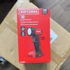 Craftsman V20 Worklight CMCL020B, 3 Leds, 140 Lumens, Cordless, Portable New. Price: $35.00.