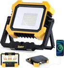 Portable Led Solar Light, 12000MAH 10000LM Magnetic Worklight With Black New. Price: $44.41.