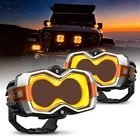 4.5 Inch Led Pod Offroad Spot Flood Beam Jeep Pickup Ford Truck New. Price: $254.99.