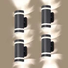 Led 4 Pack Semi Cylinder Up And Down Lights Outdoor Wall Light,body Alumin... New. Price: $215.10.