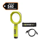 Ryobi Magnifying Light 200 Lumens Usb Lithium Cordless 3X Zoom Kit 2AH Battery New. Price: $41.19.