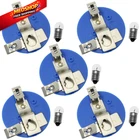 Sqxbk 5PCS 2.5V 0.3A Miniature Screw Base Light Bulbs With Blue New. Price: $13.78.