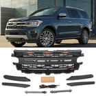 Black Front Grille Fit Ford Expedition 2022-2024 Upper With Led Lights New. Price: $239.00.
