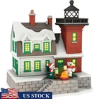 2025 Holiday Lighthouse Christmas Ornament Up W/ Power Cord Attachment New. Price: $63.44.