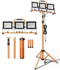 Upgraded 21000LUMEN Led Work Lights With Stand - 3 Head Adjustable Light... New. Price: $92.74.