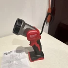 Milwaukee 18V Cordless Led Worklight, Portable Battery-powered Plastic Red/black Open. Price: $31.95.