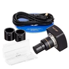 Amscope 3.5X-90X Boom Stand Stereo Microscope W 8-ZONE 80-LED Light + 5MP Camera Used. Price: $750.00.