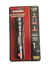 Husky 1200 Lumens Dual Power Led Rechargeable Focusing Flashlight PVL-FLT-0020 New. Price: $15.00.