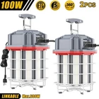 2X Linkable 100W Led Temporary Work 5000K Construction Job Site Lighting New. Price: $135.71.
