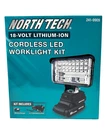 North Tech 18-VOLT Cordless Led Work Light Kit Free Shipping New. Price: $35.99.