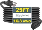 Heavy Duty Outdoor Extension Waterproof - 25 Ft Cords With 3 Pron New. Price: $24.99.