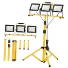 Zetunlo 21000LUMEN Led Work Lights With Stand - 3 Portable Heads New. Price: $106.83.