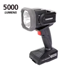 New Husky 5000 Lumen Hybrid Power Swivel Rechargeable Spotlight Flashlight. Price: $43.99.