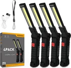 Portable Rechargeable Work Light 800 Lumens 5 Modes Magnetic Base 4PACK New. Price: $49.99.