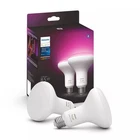 Philips Hue 2PK BR30 Color Led Smart Bluetooth Lights And Bridge Compatible New. Price: $46.99.