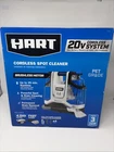 Hart HPSP25B 20V Cordless Spot Cleaner Kit 4AH Battery Charger New. Price: $125.00.