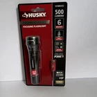Husky 500 Lumens Rechargeable Focus Led Flashlight Dual Power Usb In 1010865352 New. Price: $35.00.